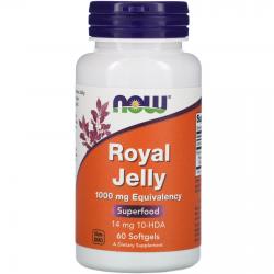 Now Foods Royal Jelly 1000 mg 60 capsules