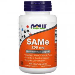 Now Foods SAMe 200 mg 60 Capsules