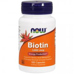 Now Foods Biotin 1000 mcg 100 caps