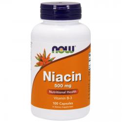 Now Foods Niacin Vitamin B-3 500 mg 100 caps