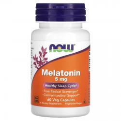 Now Foods Melatonin 5 mg 60 caps