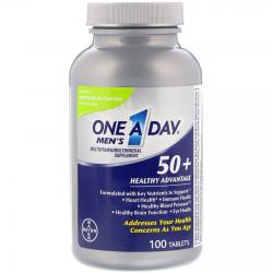 One A Day Men's 50+ Healthy Advantage 100 Tablets
