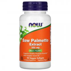Now Foods Saw Palmetto Extract 320 mg 90 softgels