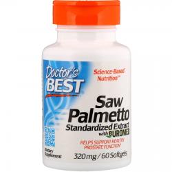 Doctor's Best Saw Palmetto 320 mg 60 softgels