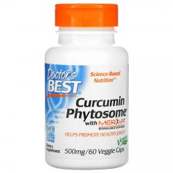 Doctor's Best Curcumin Phytosome with Meriva 500 mg 60 Veggie caps