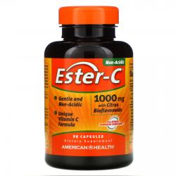 American Health Ester-C with Citrus Bioflavonoids 1000 mg 90 Capsules