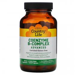 Country Life Coenzyme B-Complex Advanced 120 Vegan Capsules