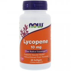 Now Foods Lycopene 10 mg 60 softgels