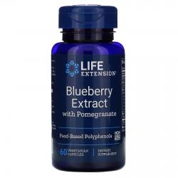 Life Extension Blueberry Extract with Pomegranate 60 VegCapsules