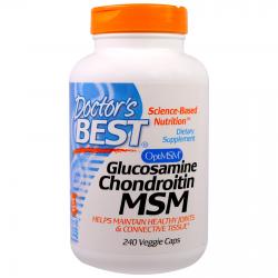 Doctor's Best Glucosamine & Chondroitin & MSM 240 caps