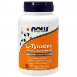 Now Foods L-Tyrosine 750 mg 90 caps