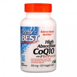 Doctor's Best CoQ10 with BioPerine 100 mg 120 vcaps