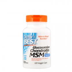 Doctor's Best Glucosamine Chondroitin MSM with OptiMSM 120 vcaps