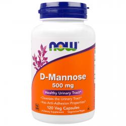 Now Foods D-Mannose 500 mg 120 vcaps