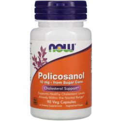 Now Foods Policosanol 10 mg - from Sugar Cane 90 veg capsules