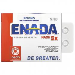Co E1 Enada NADH 5 mg 30 tablets