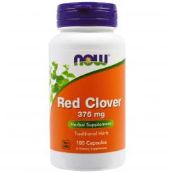 Now Foods Red Clover 375 mg 100 Capsules