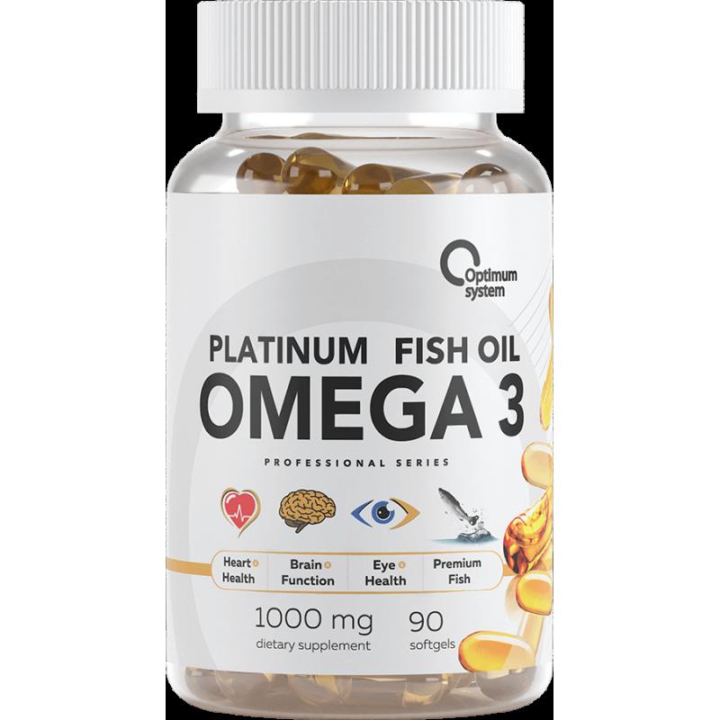 Optimum System Omega3 Platinum Fish Oil 90 капсул - фото 1
