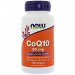 Now Foods CoQ10 50 mg 100 softgels - фото 1