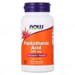 Now Foods Pantothenic Acid 500 mg 100 caps - фото 1