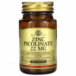 Solgar Zinc Picolinate 22 mg 100 tablets - фото 1