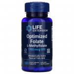 Life Extension Optimized Folate L-Methylfolate 1700 mcg DFE 100 tablets - фото 1