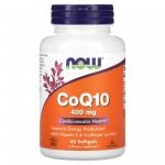 Now Foods CoQ10 400 mg 60 softgels - фото 1