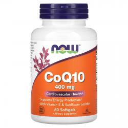 Now Foods CoQ10 400 mg 60 softgels