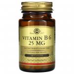 Solgar Vitamin B 6 25 mg 100 tablets - фото 1