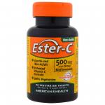 American Health Ester-C 500 mg with Citrus Bioflavonoids 90 vegeterian tablets - фото 1