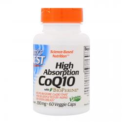 Doctor's Best CoQ10 with BioPerine 200 mg 60 Veggie Caps