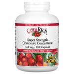 Natural Factors CranRich Super Strength Cranberry Concentrate 500 mg 180 capsules - фото 1