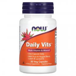 Now Foods Daily Vits 30 Veg capsules