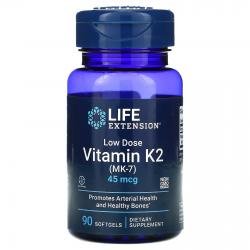 Life Extension Vitamin K2 MK-7 45 mcg 90 Softgels