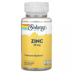 Solaray Zinc 50 mg 100 vegcaps