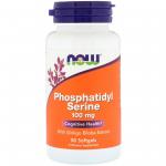 Now Foods Phosphatidyl Serine with 40 mg Ginkgo Biloba 100 mg 50 Softgels - фото 1