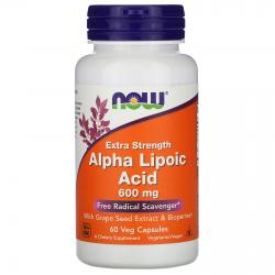 Now Foods Alpha Lipoic Acid 600 mg 60 vcaps