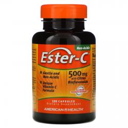 American Health Ester-C with Citrus Bioflavonoids 500 mg 120 Capsules