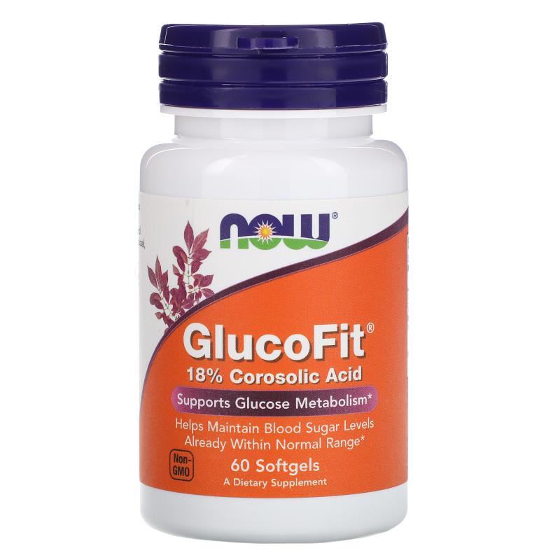 Now Foods GlucoFit 60 softgels - фото 1