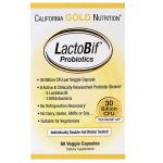 California Gold Nutrition LactoBif Probiotics 30 Billion CFU 60 Veggie Capsules - фото 1
