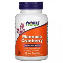 Now Foods Mannose Cranberry 90 Veg capsules
