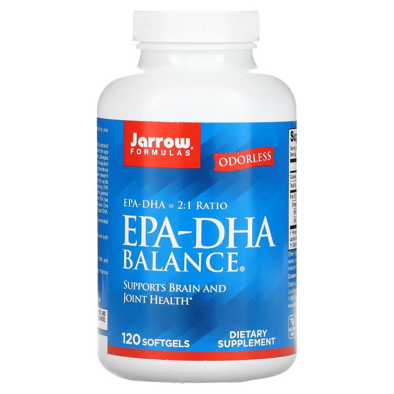 Jarrow Formulas EPA-DHA Balance Odorless 120 softgels - фото 1