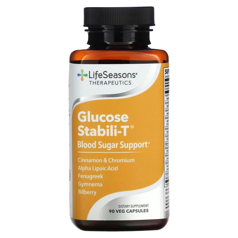 LifeSeasons Glucose Stabili-T Blood Sugar Support 90 capsules - фото 1