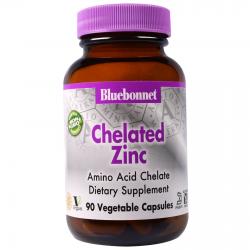 Bluebonnet Nutrition Chelated Zinc 90 Capsules