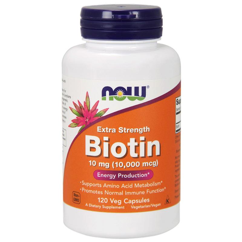 Now Foods Biotin 10 000 mcg 120 vcaps - фото 1