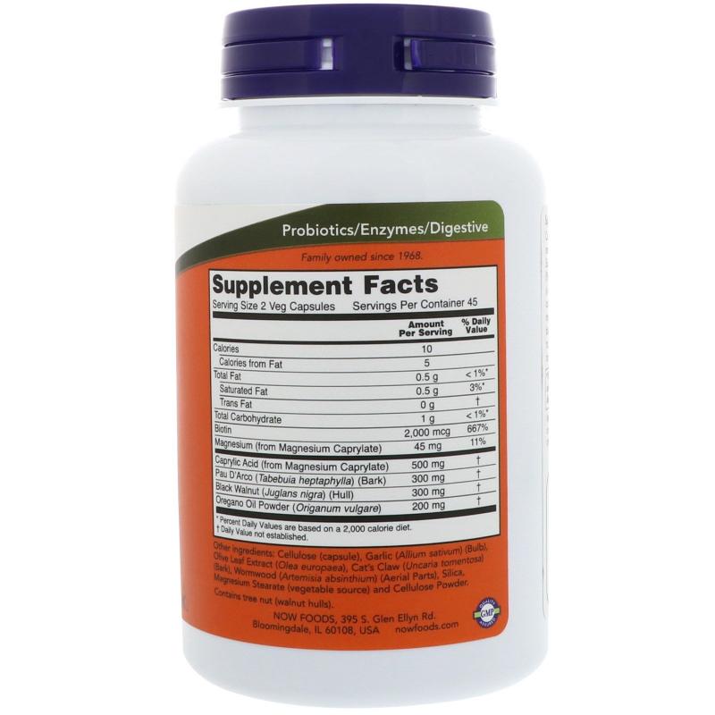 Now Foods Candida Support 90 vcaps - фото 1