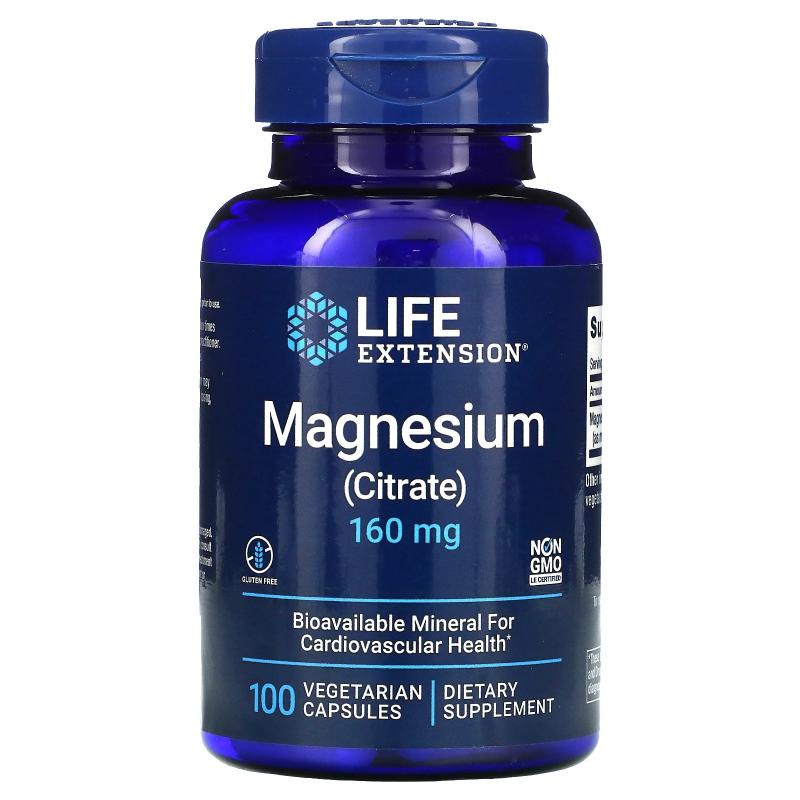 Life Extension Magnesium (Citrate) 160 mg 100 caps - фото 1