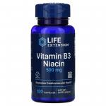 Life Extension Vitamin B 3 Niacin 500 mg 100 caps - фото 1