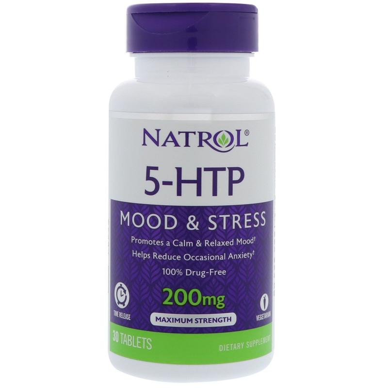 Natrol 5-HTP Time Release 200 mg 30 tab - фото 1