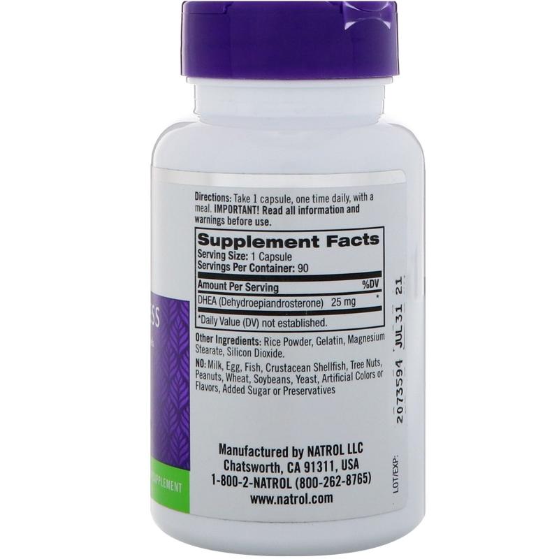 Natrol DHEA 25 mg 90 caps.